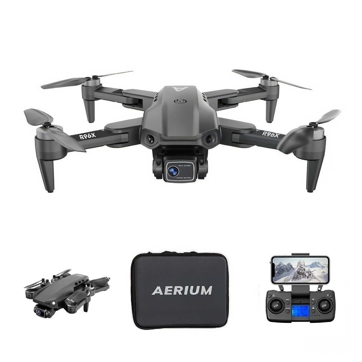 Dron AERIUM R96X 4K Dual Camera GPS - 3 baterie - Rozbaleno